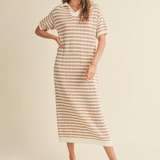 COLOR COMBO CROCHET DRESS