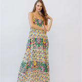 AGATHA STRAP TIE MAXI DRESS