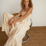 AGATA STRAP TIE MAXI DRESS