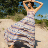 GARDEN STRAP TIE MAXI DRESS