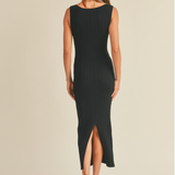 RIBBED  KNITTED TANK DRESS (additional colors)