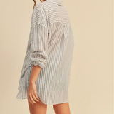 STRIPED BUTTON DOWN SHIRT (additional colors)