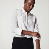 LOW MAINTENANCE SILK BUTTON DOWN