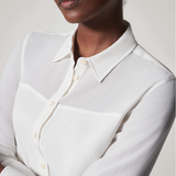 LOW MAINTENANCE SILK BUTTON DOWN