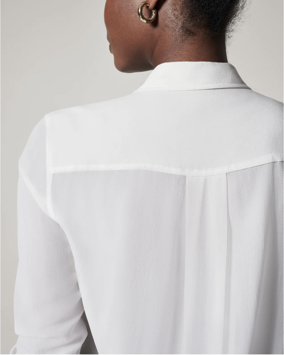 LOW MAINTENANCE SILK BUTTON DOWN