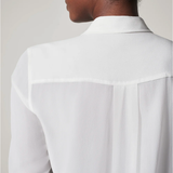 LOW MAINTENANCE SILK BUTTON DOWN