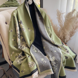 REVERSIBLE WRAP EQUESTRIAN GREEN