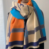 EQUESTRIAN REVERSIBLE WRAP TORQ/ORANGE PRANCE