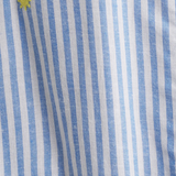 ROSIE STRIPED LEMON APPLIQUE BLOUSE