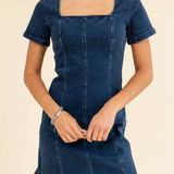 DENIM STRAP BACK MINI
