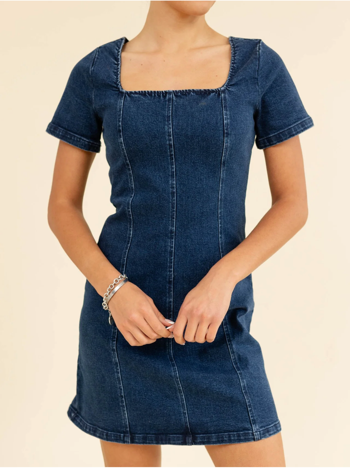 DENIM STRAP BACK MINI