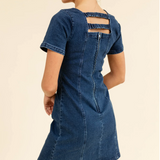 DENIM STRAP BACK MINI