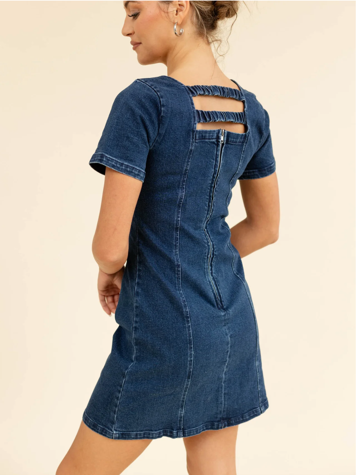 DENIM STRAP BACK MINI
