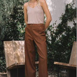 WASHED COTTON TWILL JEAN