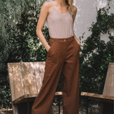 WASHED COTTON TWILL JEAN