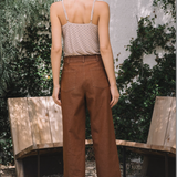 WASHED COTTON TWILL JEAN