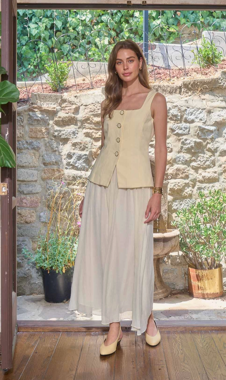 HANA VEST 2 PEICE DRESS