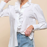 ARIA RUFFLE LONG SLEEVE TOP