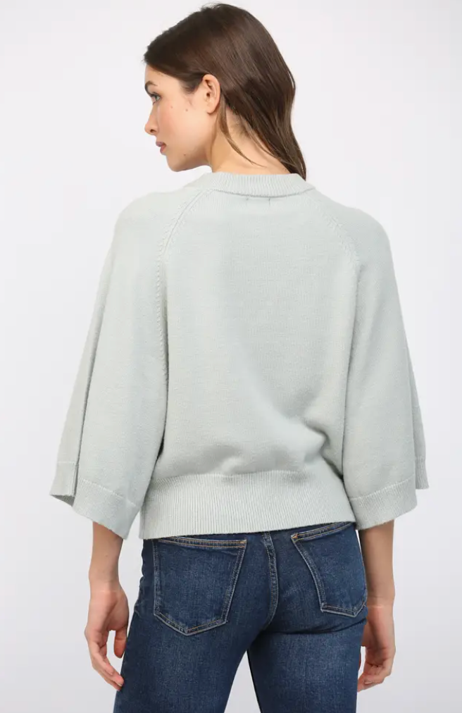 REGLAN SSLV CREW NECK SWEATER