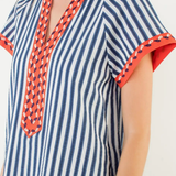 SALMA STRIPED MINI DRESS