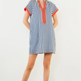 SALMA STRIPED MINI DRESS