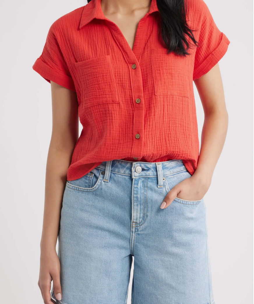 CHICAGO GUAZE BUTTON DOWN