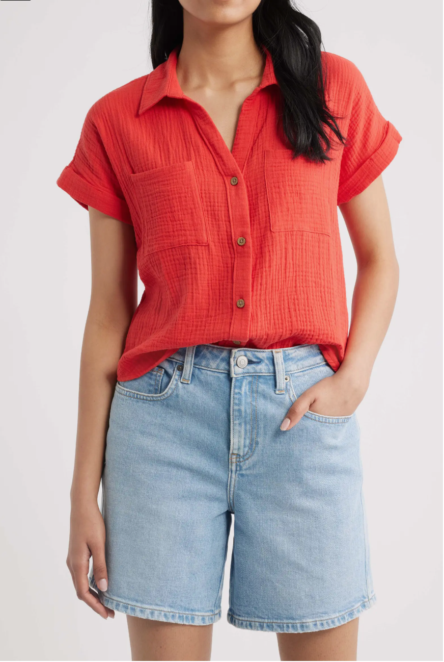 CHICAGO GUAZE BUTTON DOWN