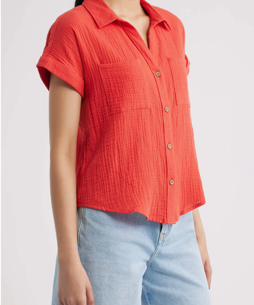 CHICAGO GUAZE BUTTON DOWN