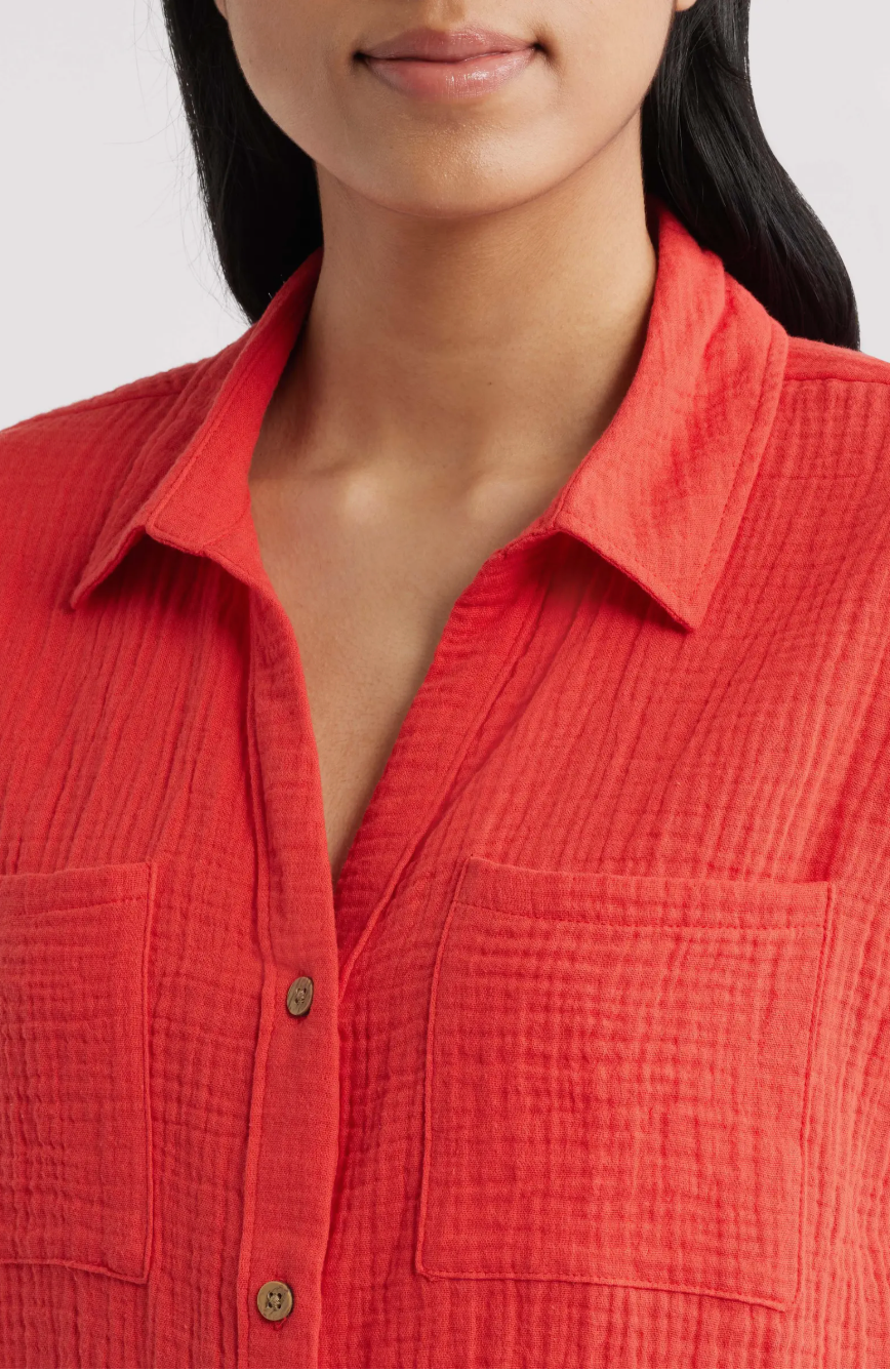 CHICAGO GUAZE BUTTON DOWN