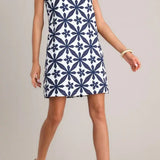 EMBROIDERED HALTER DRESS