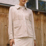 SUEDE FRINGE JACKET