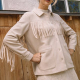 SUEDE FRINGE JACKET