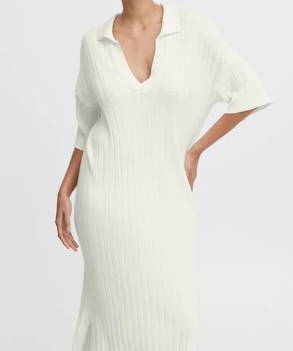 SSLV CABLE KNIT SWEATER DRESS
