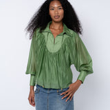 JENN SILKY STITCH BLOUSE