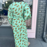MONICA TIGER MAXI DRESS