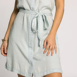 OAKLEE STRIPE SHIRT DRESS