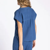 NOVALIE GAUZE TOP
