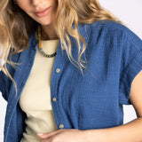 NOVALIE GAUZE TOP