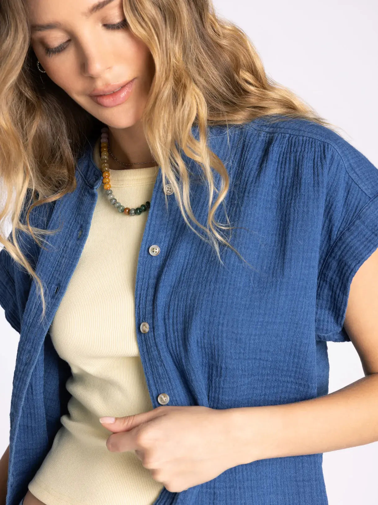 NOVALIE GAUZE TOP