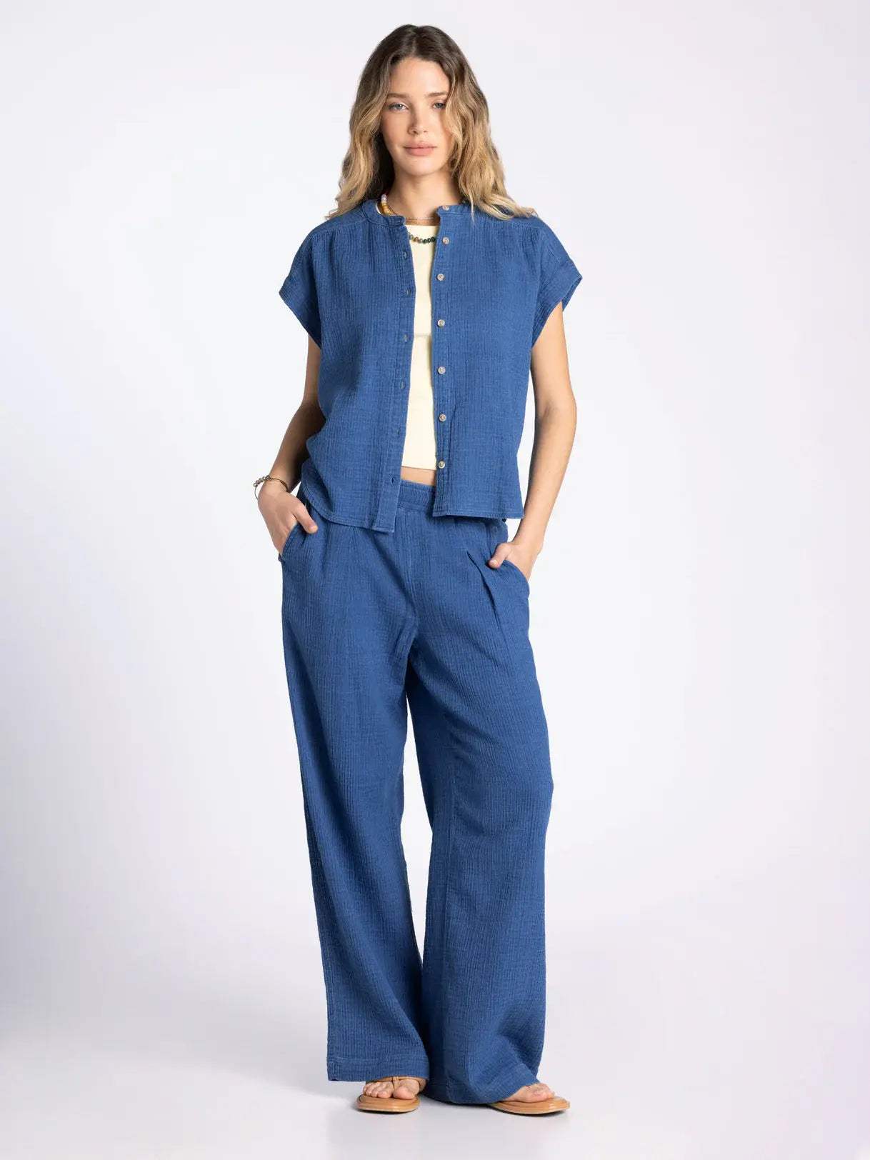 NOVALIE GAUZE TOP