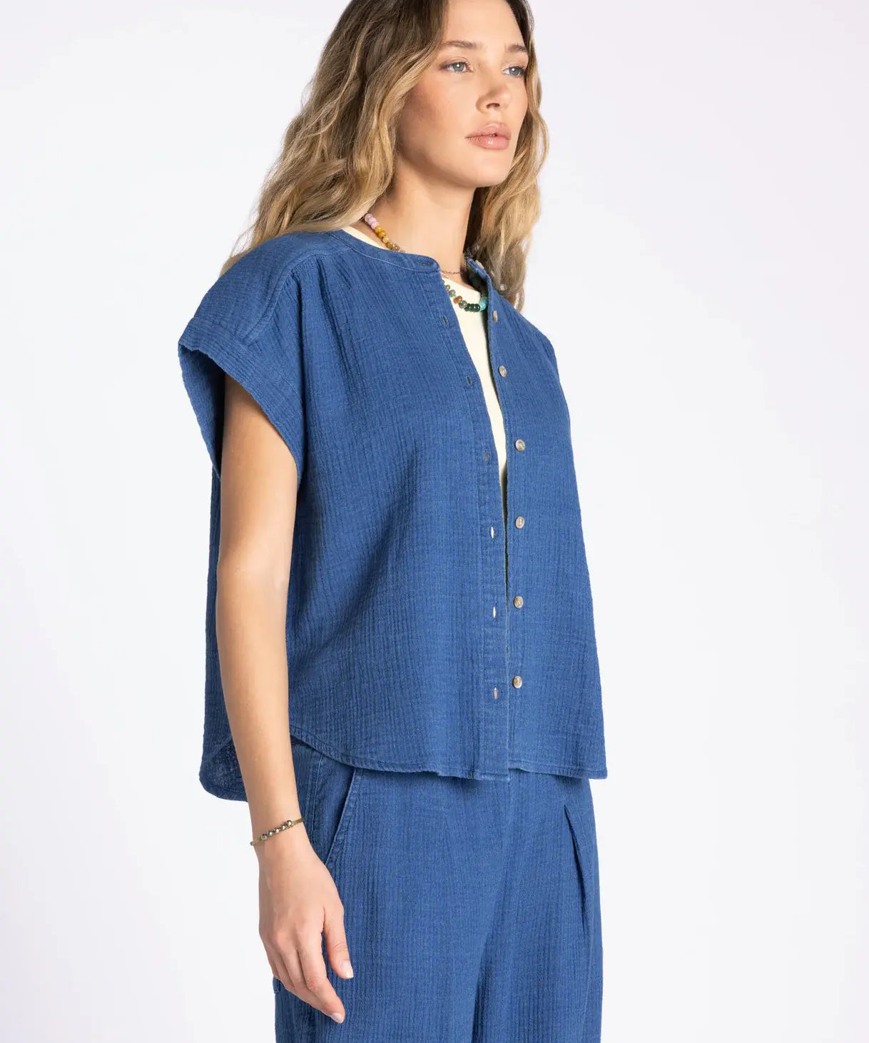 NOVALIE GAUZE TOP