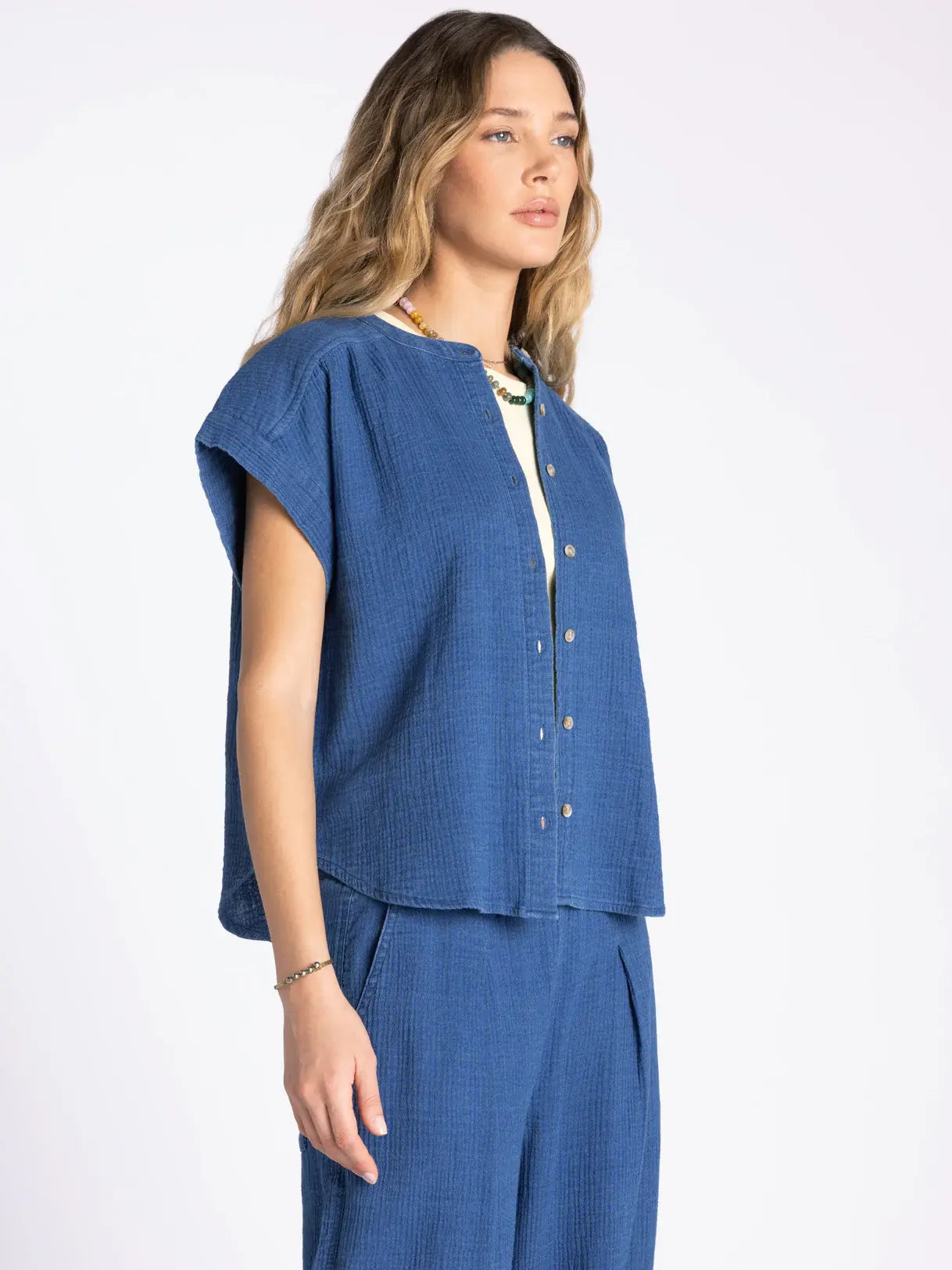 NOVALIE GAUZE TOP