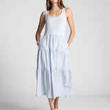 SOLENNE SMOCKED MIDI