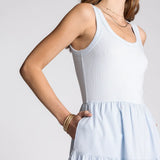 SOLENNE SMOCKED MIDI