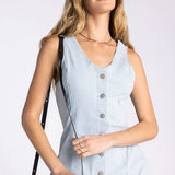IRVING DENIM STRIPE DRESS