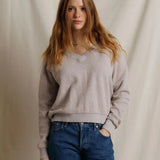 Ziggy Vneck Cloud Grey