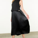 PLEATED SKIRT DRESS