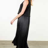 PLEATED SKIRT DRESS