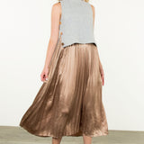 PLEATED SKIRT DRESS
