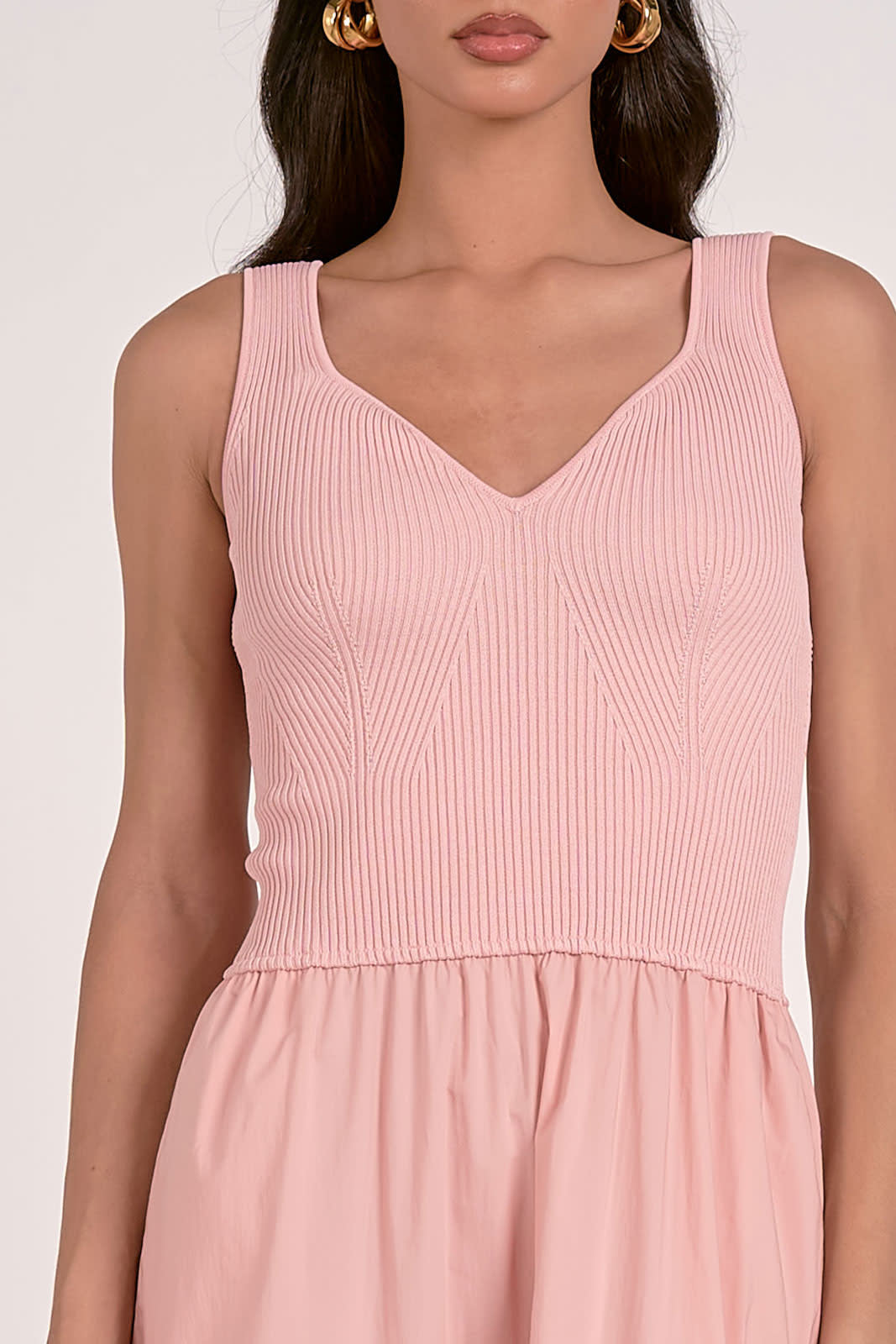 TANK COMBO MIDI DRESS